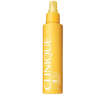 Clinique SPF 30 Sunscreen Virtu-Oil Body Mist,4.9 fl oz.
