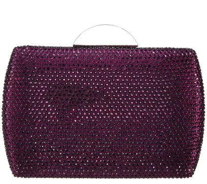 Nina Crystal Minaudiere Clutch - Pacey
