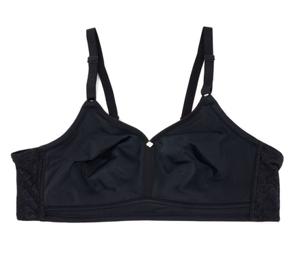 Breezies Jacquard Back Smoothing Unlined Wirefree Bra