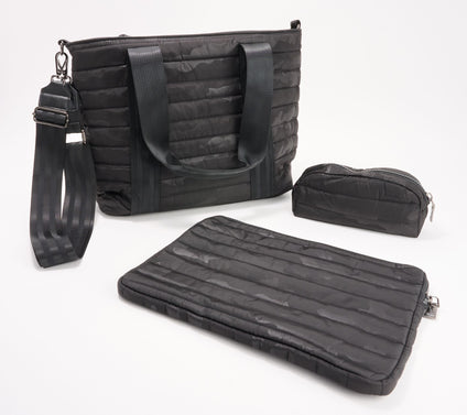 "As Is" Think Royln Tote with 2 Organizational Pouches