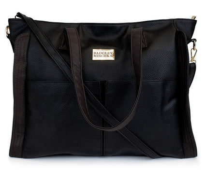Badgley Mischka Vegan Leather Women's Travel Tote - Black
