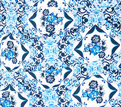 Jantzen Wrap Front Printed Swim Over-Skirt