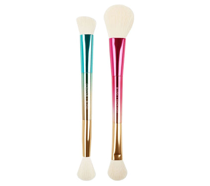 MOTD Cosmetics Party of Two Dual Ended Face Brush Set