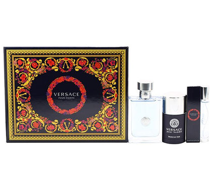 Versace Pour Homme EDP, Mini EDP & Deodorant Stck Gift Set