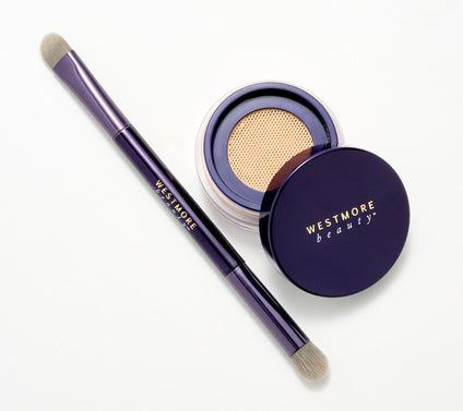 Westmore Beauty Powder to Cream Concealer with Brush