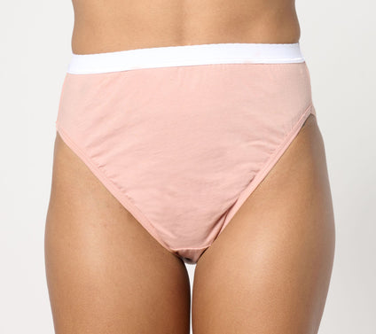 Breezies Original Cotton Hi-Cut Panties Set of 6