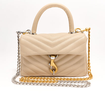 Rebecca Minkoff Edie Leather Top Handle Crossbody