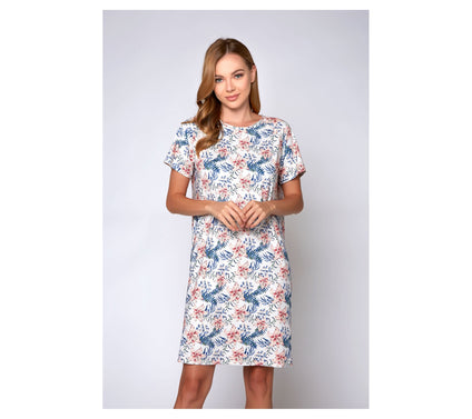 iCollection Knit Printed Lounge Dress