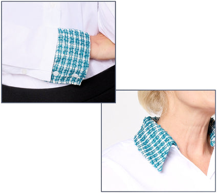 by Stacy London Addable Boucle Collar & Cuffs
