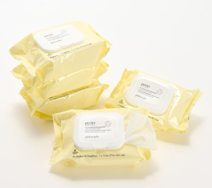 philosophy purity made simple facial cleansing cloths 5 pack