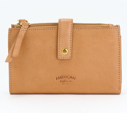 American Leather Co Taylor Leather Wallet Organizer