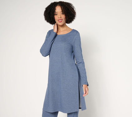 Women with Control Regular Casa Cozy Crew Neck Tunic