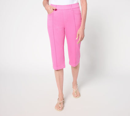 Isaac Mizrahi Live! Tall True Denim Color Pedal Pusher