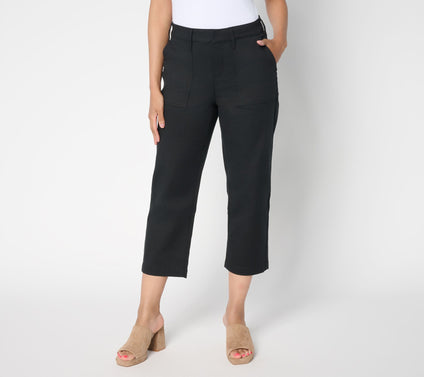 NYDJ Stretch Twill Relaxed Straight Leg Utility Pant