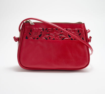 Patricia Nash Leather Bacoli Crossbody Bag
