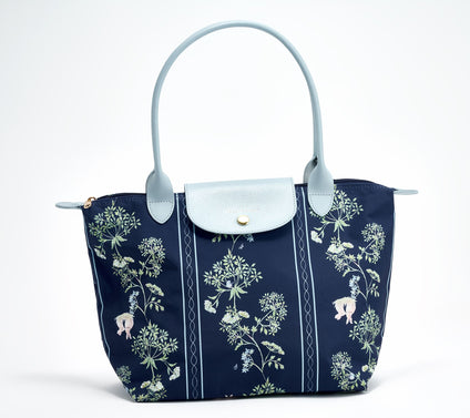 Neely & Chloe x Zenlora Packable Shoulder Bag w/ Leather Trim