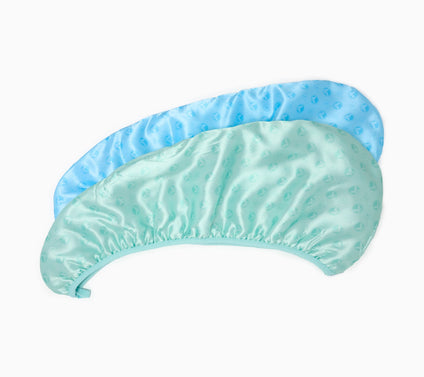 Calista Duet Satin Microfiber Hair Towel 2 Piece Set