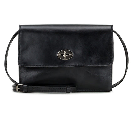 Patricia Nash Livana Vintage Distressed LeatherCrossbody Bag