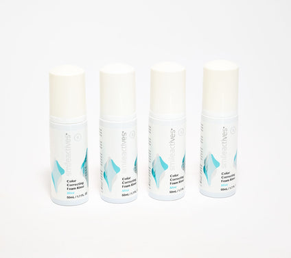 Smileactives Holiday Set of 4 Color Correcting Foam Rinses
