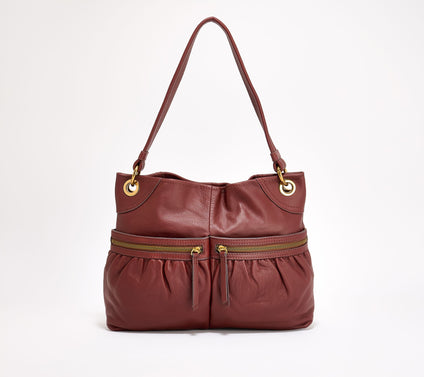 American Leather Co. Amber Leather Shoulder Bag