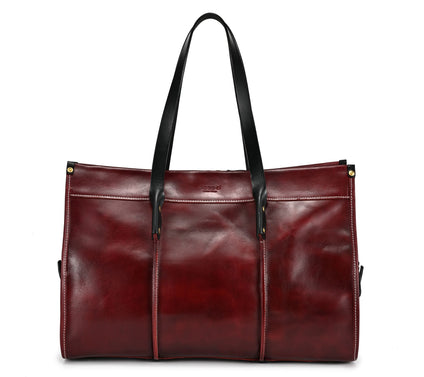 Old Trend Spring Hill Leather Weekender with Shoulder Strap