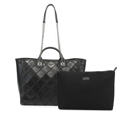 Old Trend Mermaid Carryall Leather Tote with Shoulder Strap