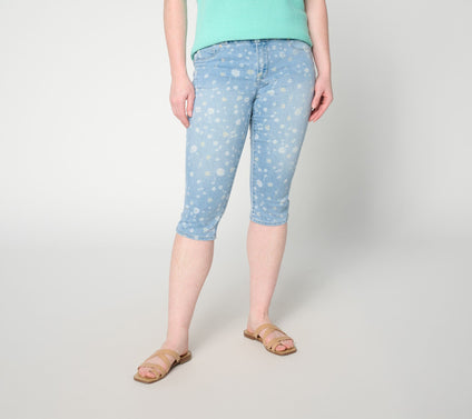 Seven7 Jeans No Gap Skimmer Jeans - Daisy Discharge