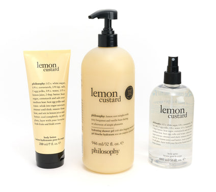 philosophy head-to-toe creamy & bright body layering 3pc collection