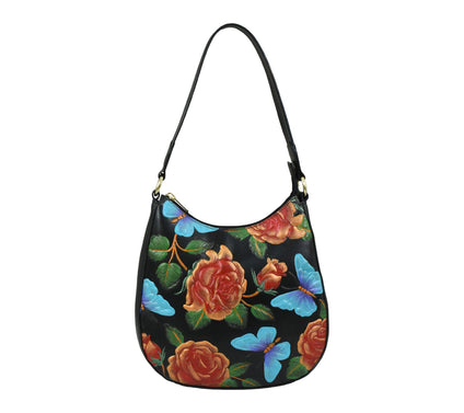 Anuschka Painted Leather Large Hobo