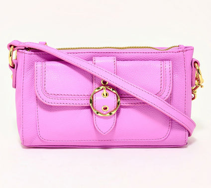 Kim Gravel Swift Leather Convertible Crossbody w/ RFID Wallet