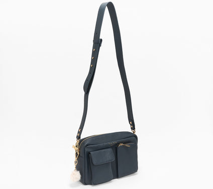 Pom Pom London RFID Leather Chiswick Cargo Crossbody