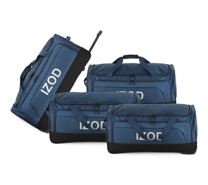 IZOD Katy Travel Rolling Duffel 4-Piece Set