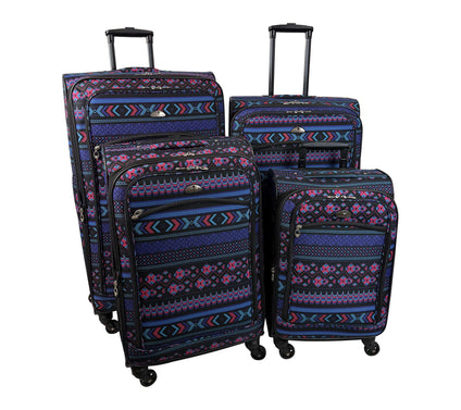 American Flyer Navajo 4-Piece Luggage Set