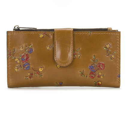 Patricia Nash Nazari Wallet - Fleur de Jardin Embossed