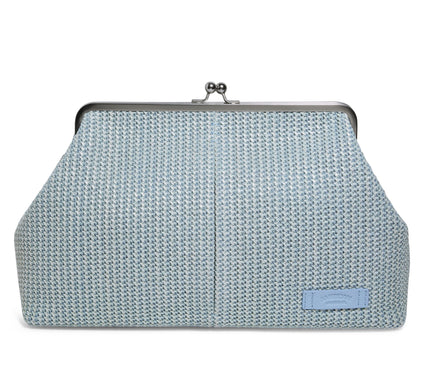 American Leather Co. Grace Frame Leather Kisslock Clutch