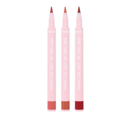tarte maracuja juicy lip stain liner trio