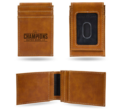 Buccaneers 2021 Super Bowl LV Champs Front Pocket Wallet