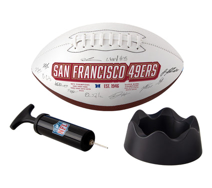 NFL 2024 Team Roster Signature Football w/ Stand & Pump