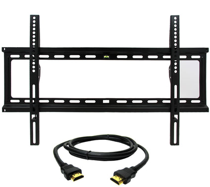 MegaMounts Fixed 32" to 70" TV Wall Mount withHDMI Cable