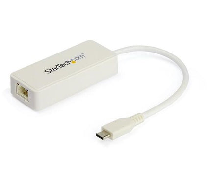StarTech USB-C Ethernet Adapter with Extra USB3.0 Port