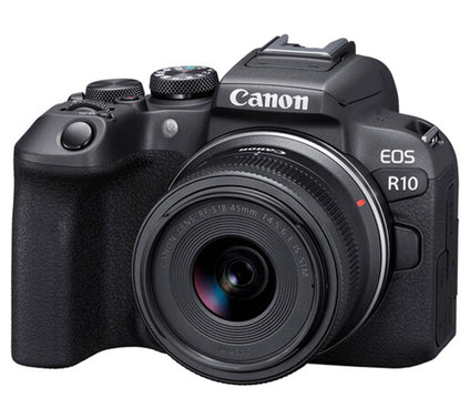Canon EOS R10 Mirrorless Camera w/ 18-45mm Lens