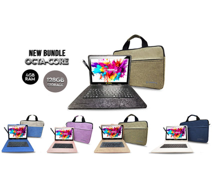 LINSAY OCTA CORE 128GB with Keyboard and Briefcase