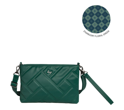 Lug Satin Luxe Small Crossbody with Wristlet & Wallet - Waltz