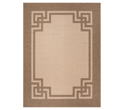 Martha Stewart Outdoor Deco Dark Beige 4' x 5'7" Rug