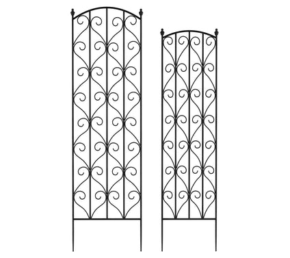 Nature Spring S crolling Garden Trellis Set, B lack