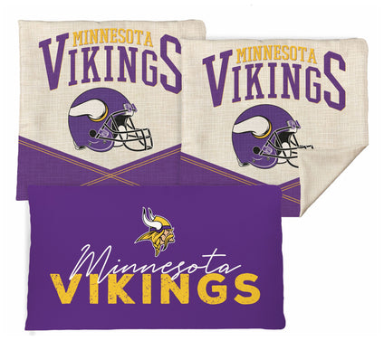 NFL 3pk Home Team Decor& Lumbar Pillow Cover Set