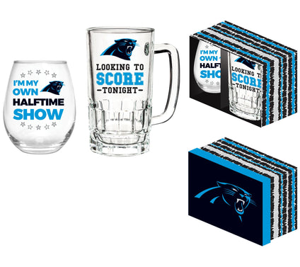 NFL Stemless Wine & Beer Gift Set