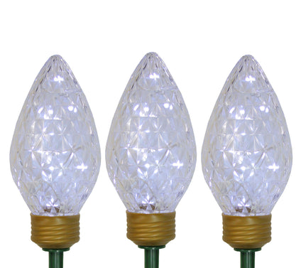 Northlight 3-ct Jumbo C9 Bulb Pathway Marker Lan Stakes