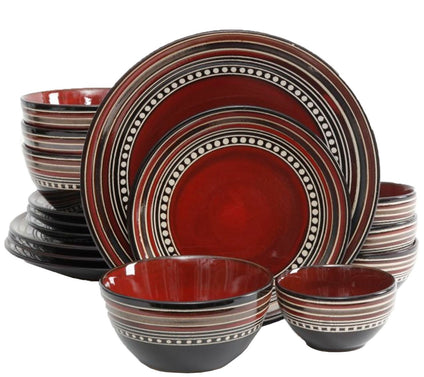 Gibson Elite Cafe Versailles 16-Pc Double BowlDinnerware Set