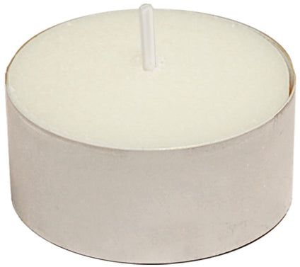 LumaBase 100-Piece Extended Burn Wax Tea LightCandles
